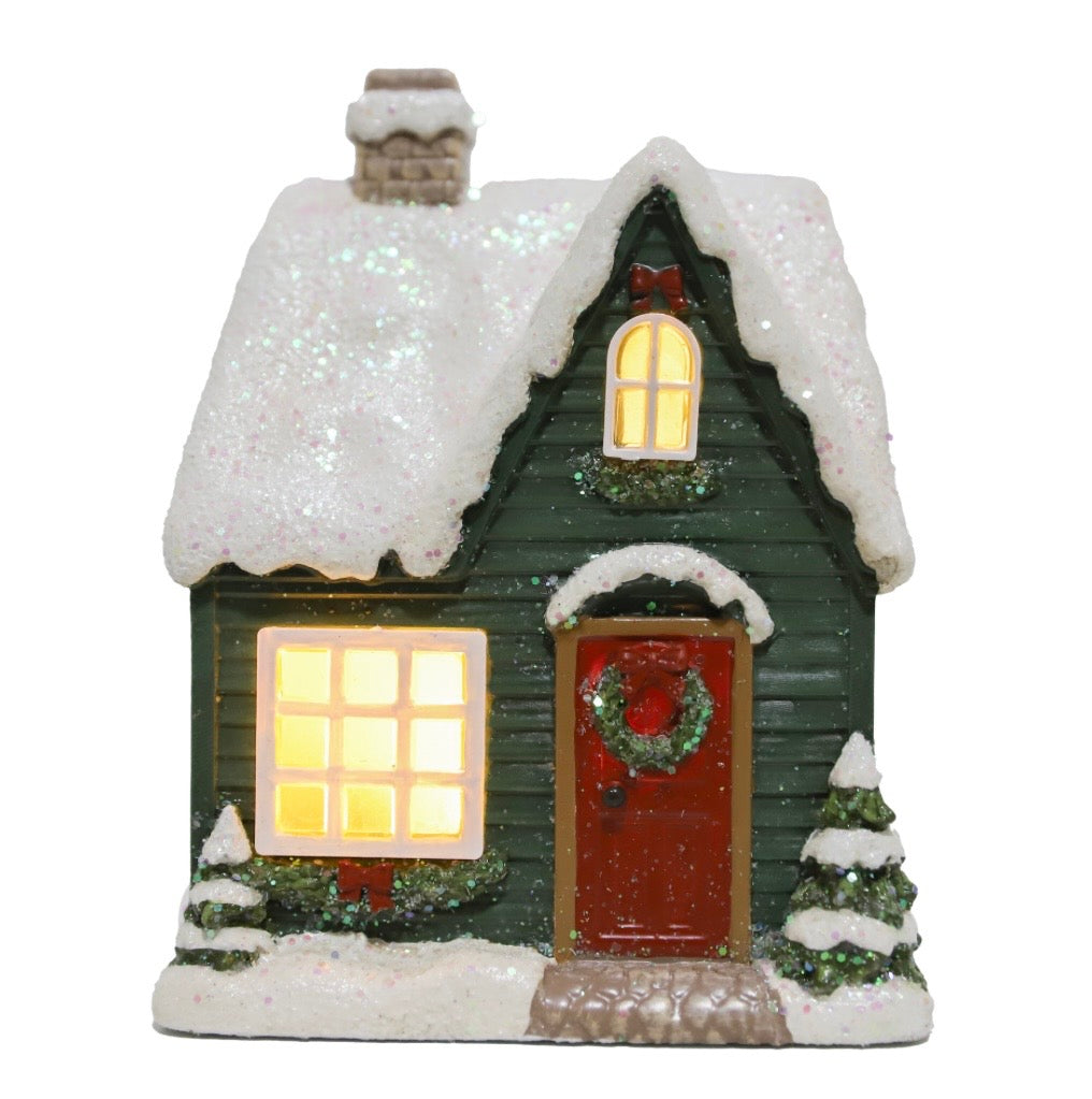 PRE ORDER - Resin Light Up Cottage Village House - 2026 OCTOBER ARRIVAL