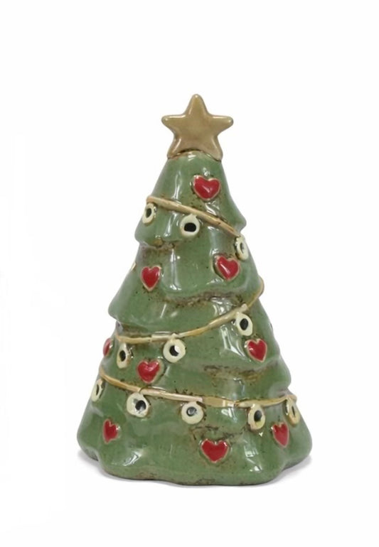 PRE ORDER - Pottery Tea Light Christmas Tree Small - 2026 SEPTEMBER ARRIVAL