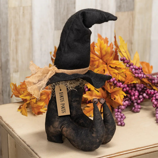 Stuffed Witch Boots & Hat Sitter 36cm - JULY ARRIVAL