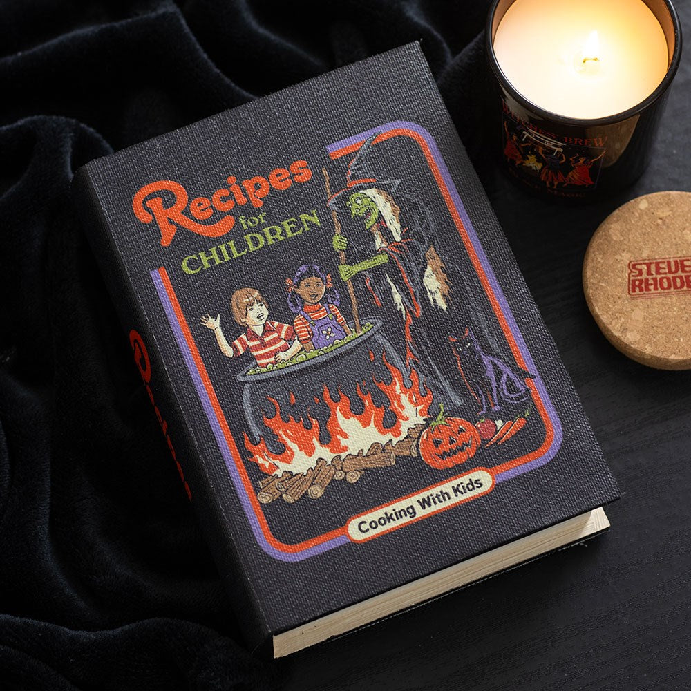 Halloween Recipes For Children Book Shaped Storage Box 🧙‍♀️