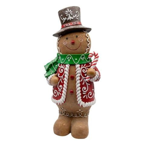 Gingerbread Man With Tophat 61cm