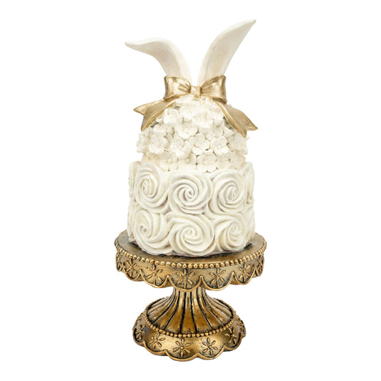 Elegant Two Tier Gold Bunny Ear Cake 35cm - 2026 FEBRUARY ARRIVAL