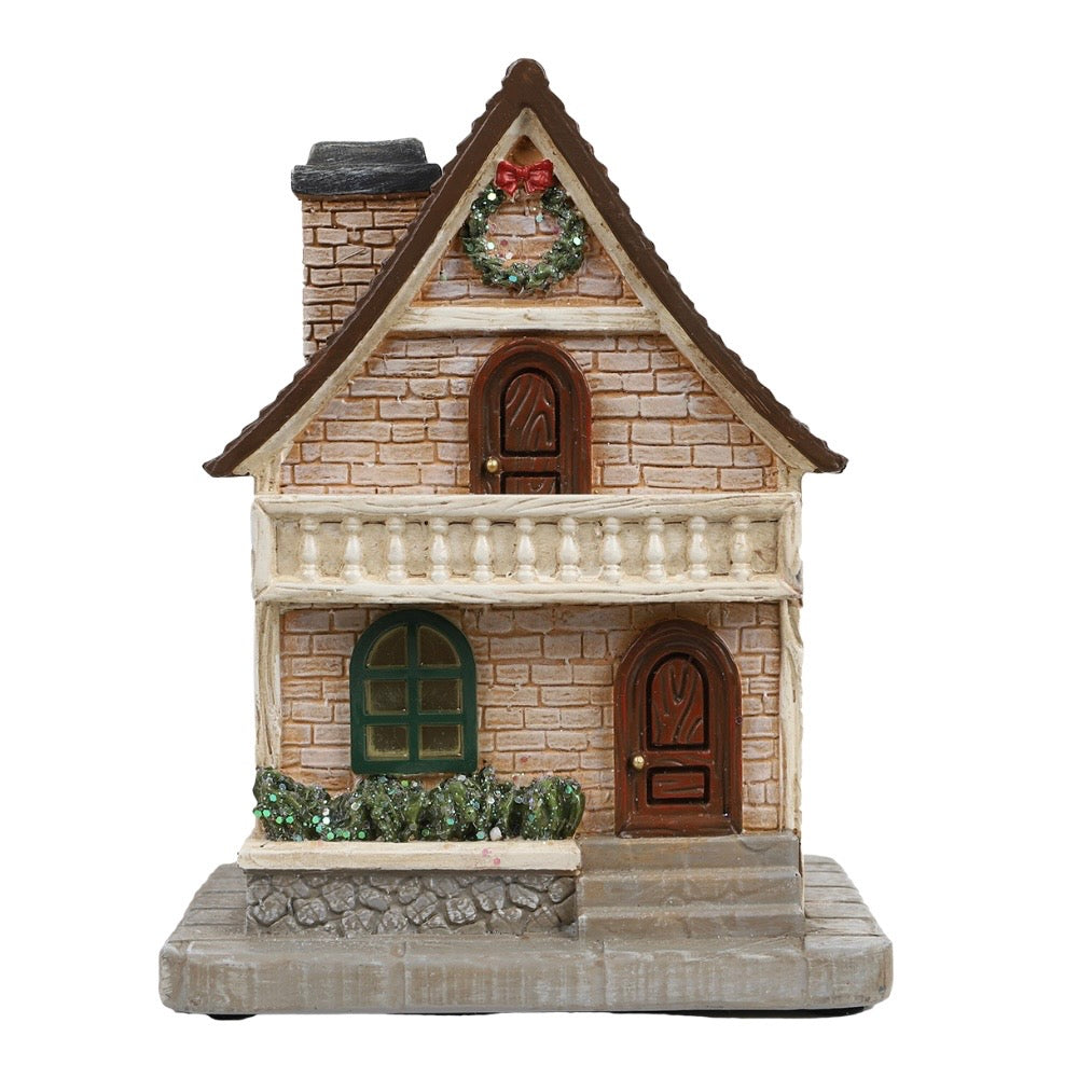 PRE ORDER - Resin Light Up Family Village House - 2026 OCTOBER ARRIVAL