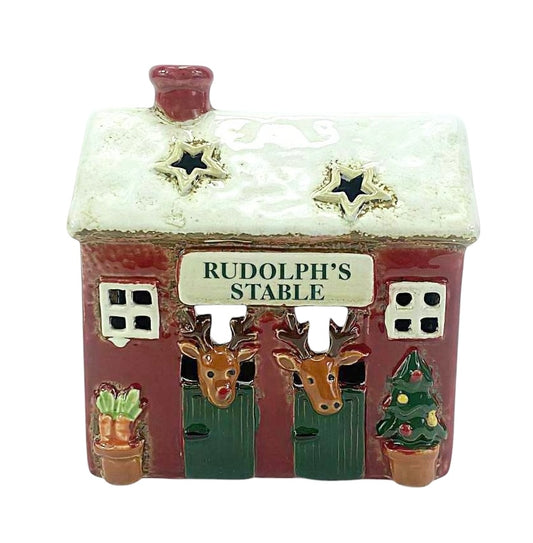 PRE ORDER - Rudolph’s Stable Pottery Tea Light House - 2026 SEPTEMBER ARRIVAL