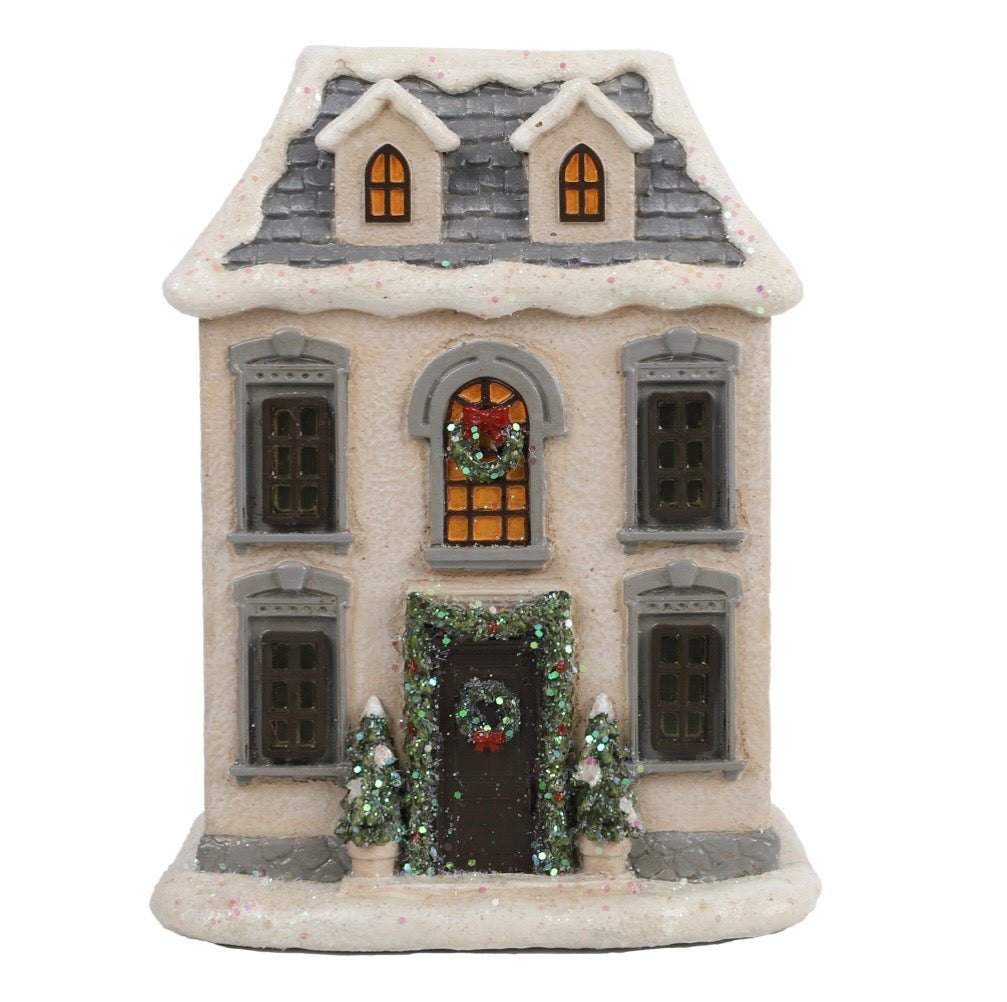 Resin Light Up Village Townhouse - 2026 LATE OCTOBER ARRIVAL