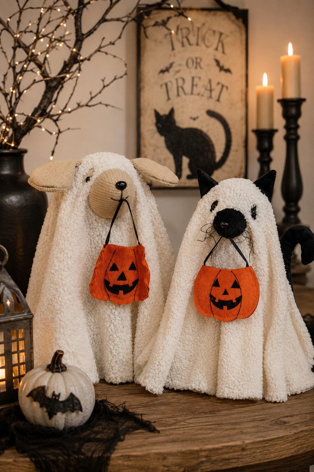 PRE ORDER - Plush Ghost Black Cat - 2026 LATE AUGUST ARRIVAL