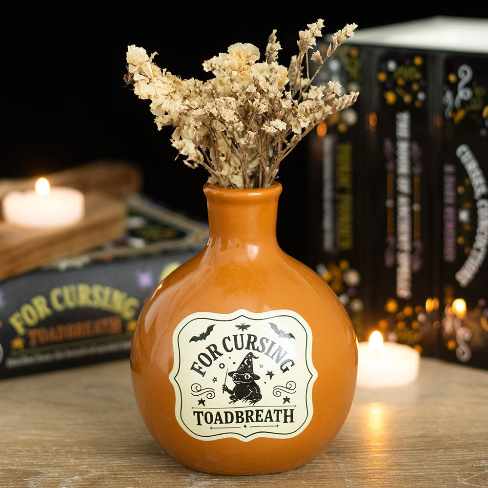 PRE ORDER - Orange Toadbreath Potion Bottle Vase and Candle Holder - 2026 SEPTEMBER ARRIVAL
