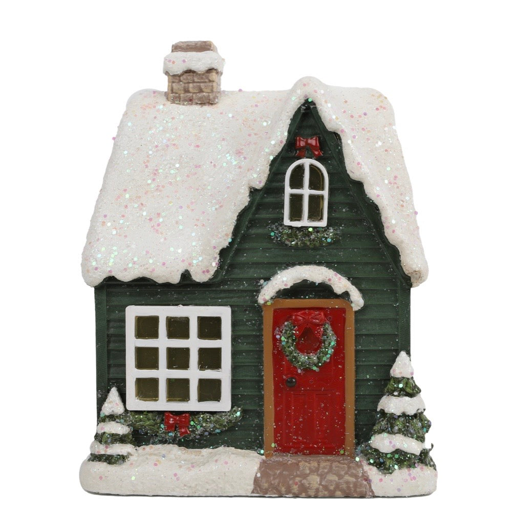 PRE ORDER - Resin Light Up Cottage Village House - 2026 OCTOBER ARRIVAL