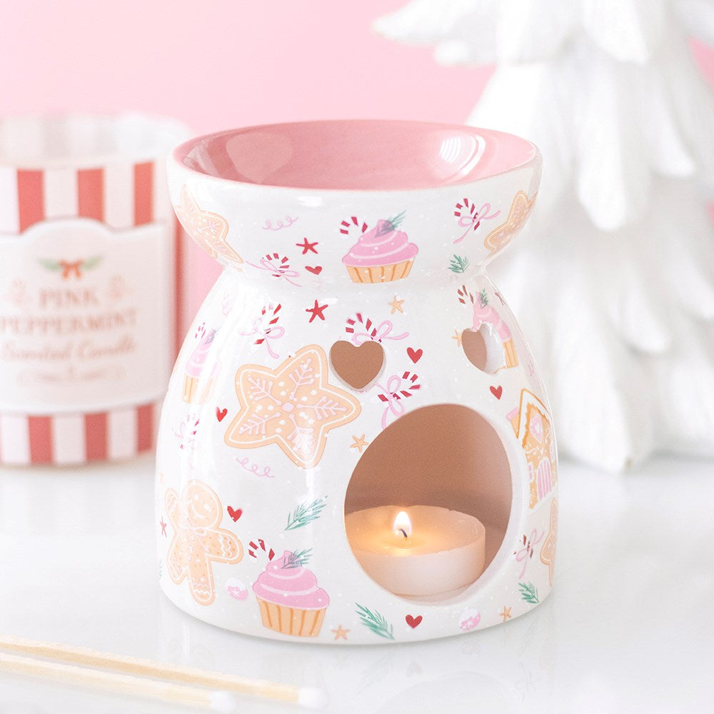 PRE ORDER - Pink Sugarplum Bakery Print Oil Burner - 2026 SEPTEMBER ARRIVAL
