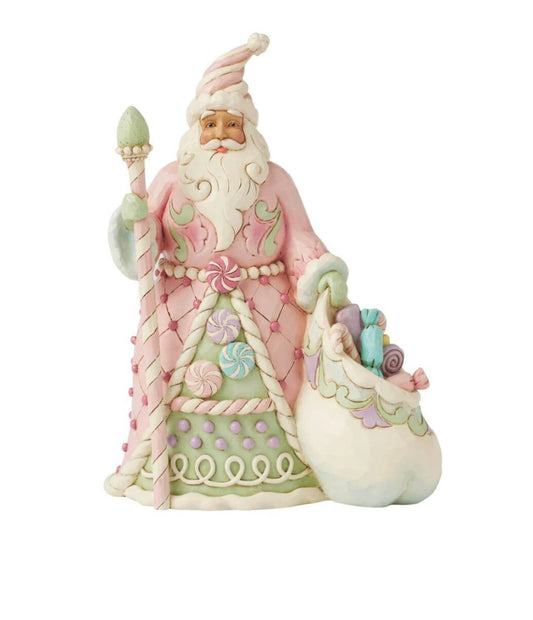 OCTOBER ARRIVAL- Pastel Pink Sweets Santa