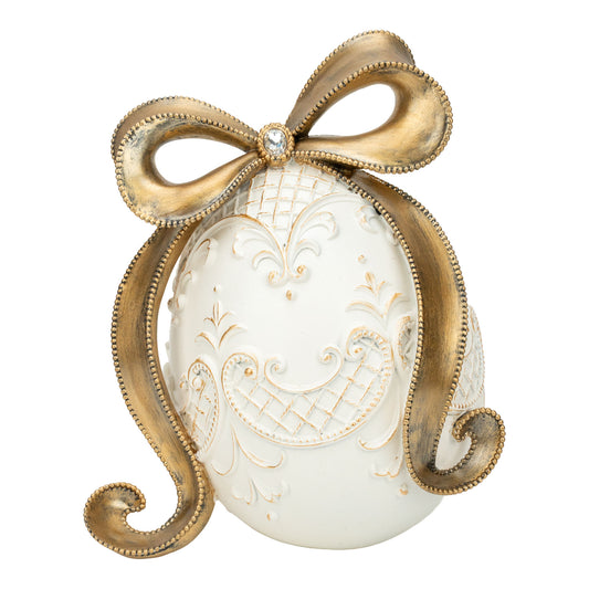 Elegant Gold Bow Egg Sitter 30cm - 2026 FEBRUARY ARRIVAL