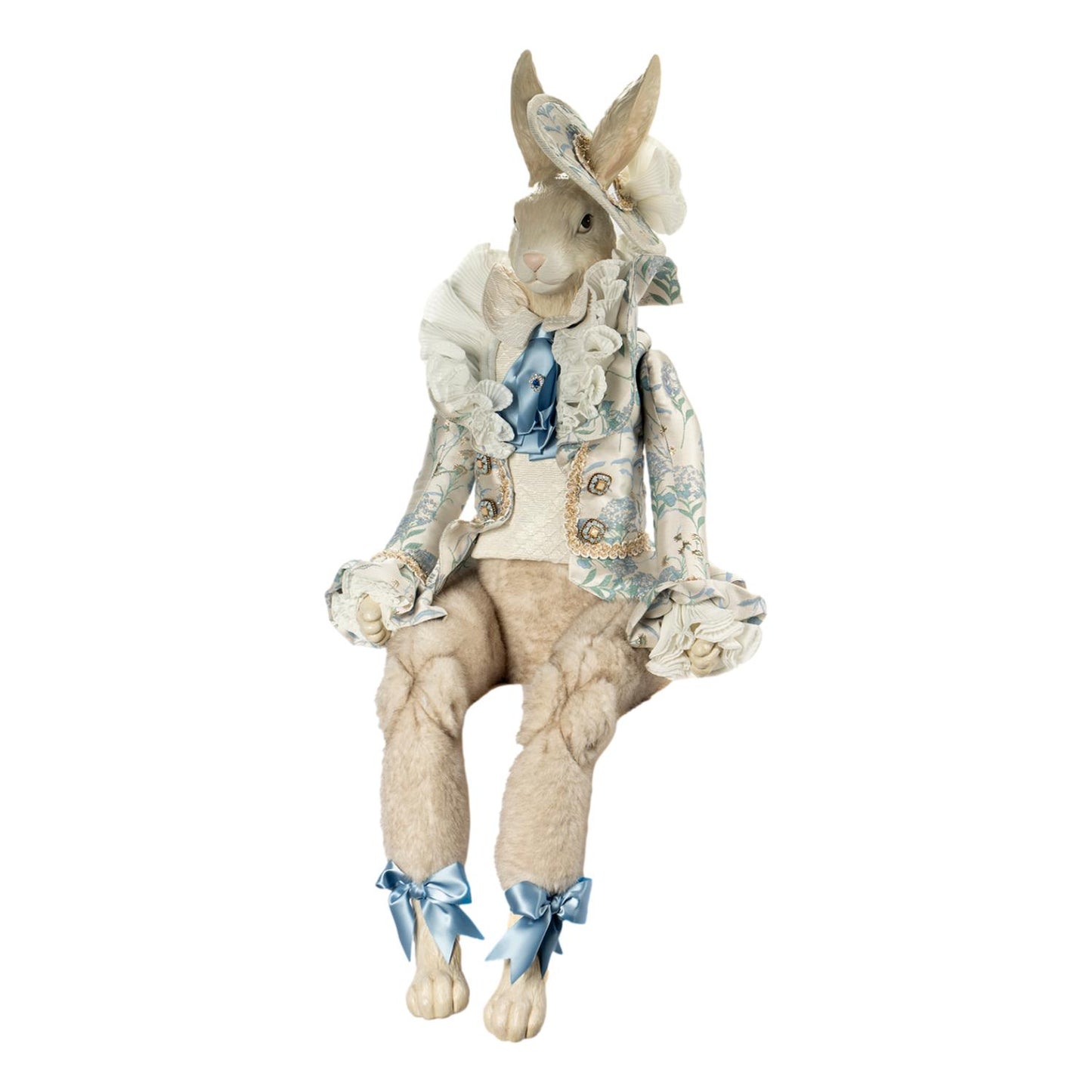 Luxe Blue Sitting Jasper Rabbit 84cm - 2026 FEBRUARY ARRIVAL