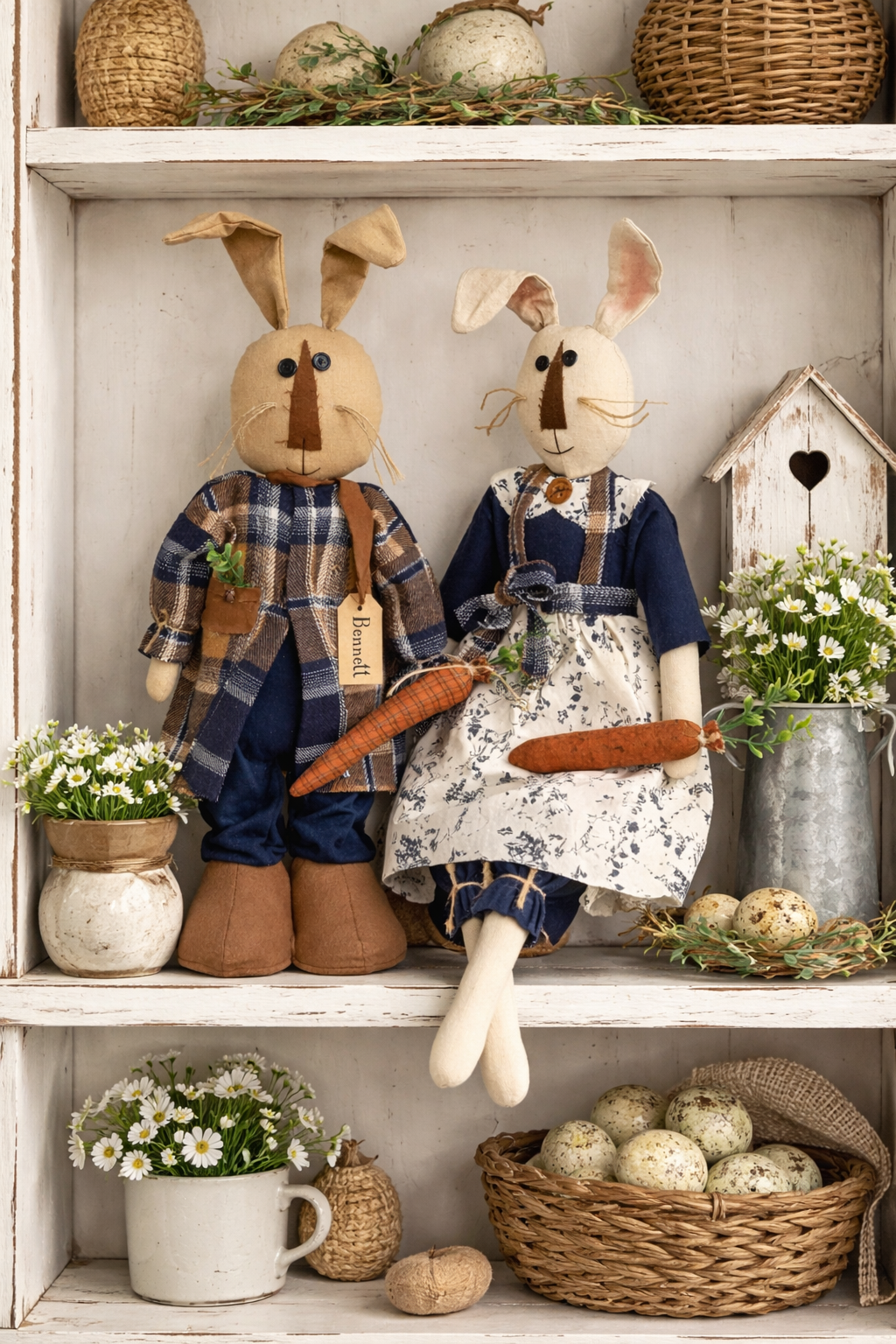 Bennett Bunny Doll With Carrot 61cm
