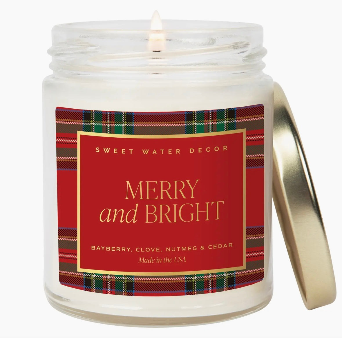 Merry and Bright Christmas Soy Candle