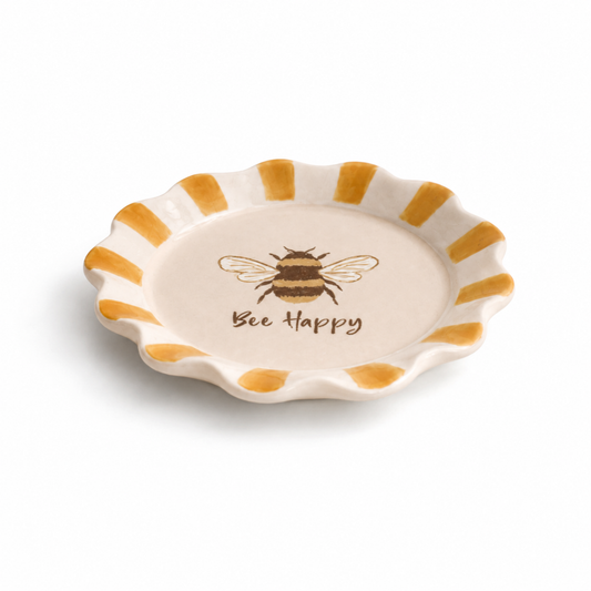 PRE ORDER - Stripe Bee Happy Trinket Dish 🐝 - 2026 OCTOBER ARRIVAL