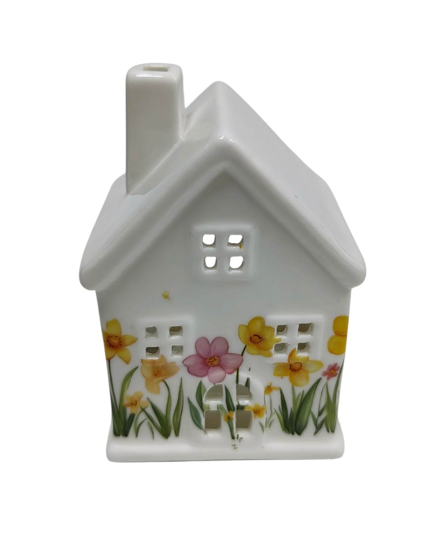 PRE ORDER - Small Daisy Lane Ceramic Tea light House - 2026 SEPTEMBER ARRIVAL