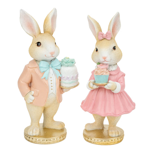 Sweet Mrs Bunny with Dessert 19cm - 2026 FEBRUARY ARRIVAL