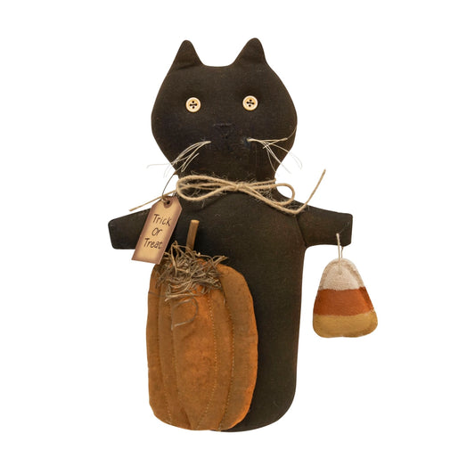 Primitive Trick or Treat Cat Doll - SEPTEMBER ARRIVAL