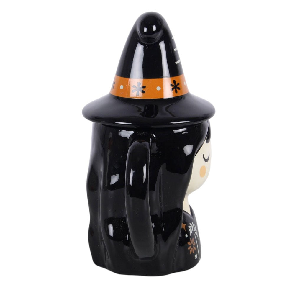 Frightful Folk Witch Ceramic Lidded Mug
