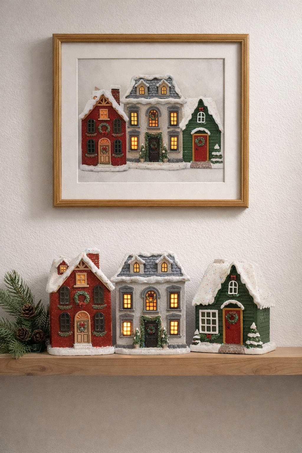Resin Light Up Village Townhouse - 2026 LATE OCTOBER ARRIVAL