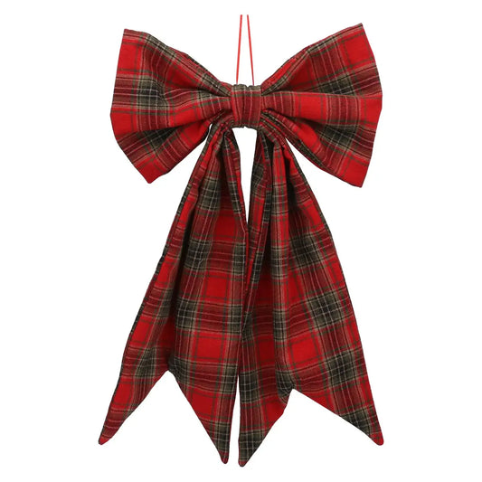 PRE ORDER - Large Fabric Tartan Bow 64cm - 2026 OCTOBER ARRIVAL