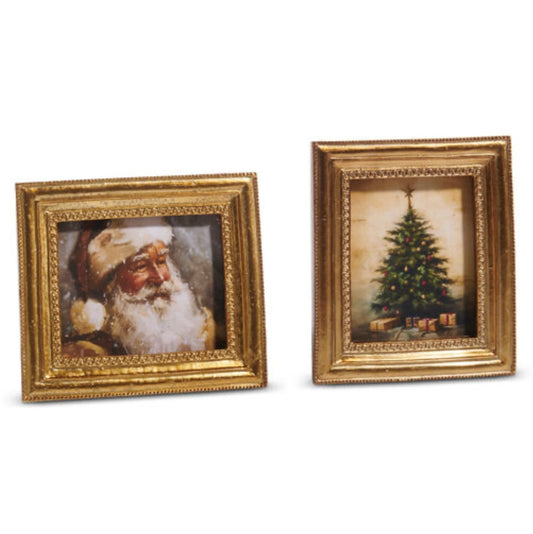 Winterberry Gilded Christmas Vintage Framed Art Assorted - OCTOBER ARRIVAL