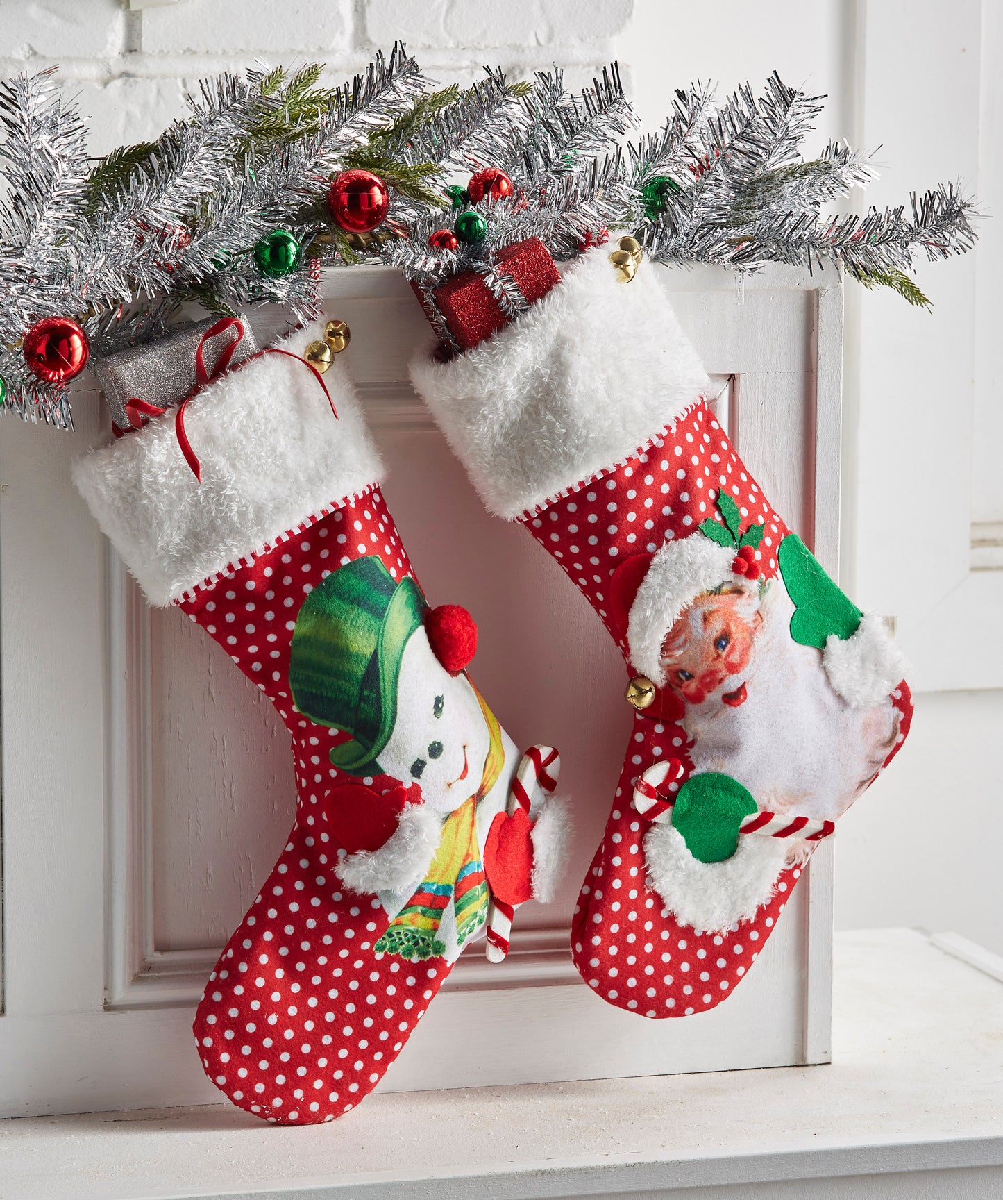 Tinsel Town Retro Stockings Assorted