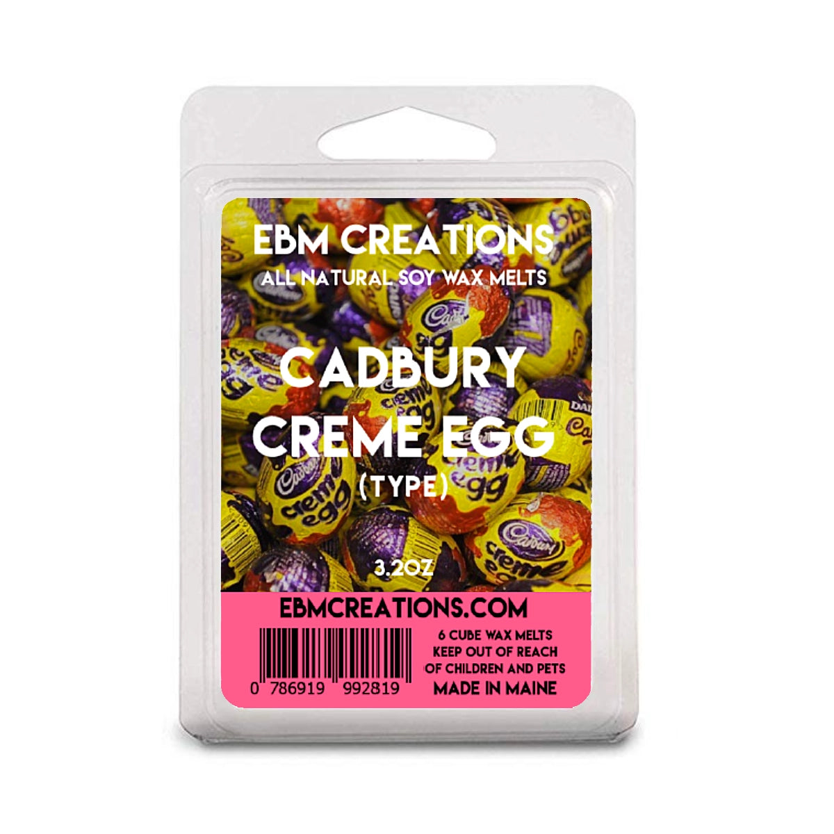 Cadbury Creme Egg Wax Melt Bar