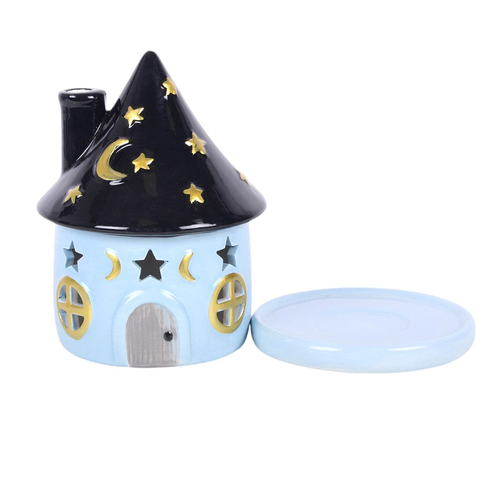 Celestial Mystical Cottage Incense Cone Holder ✨