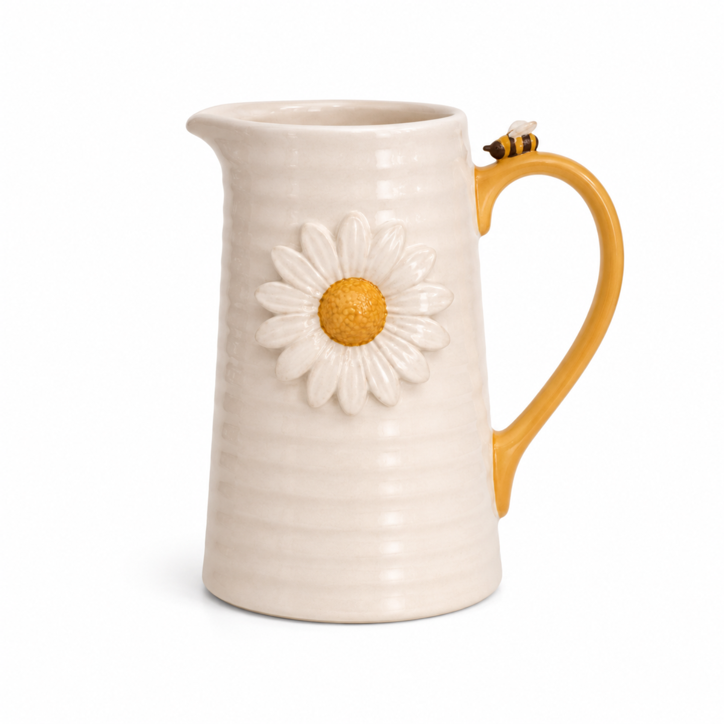 PRE ORDER - Daisy & Honey Bee Flower Ceramic Jug - 2026 OCTOBER ARRIVAL