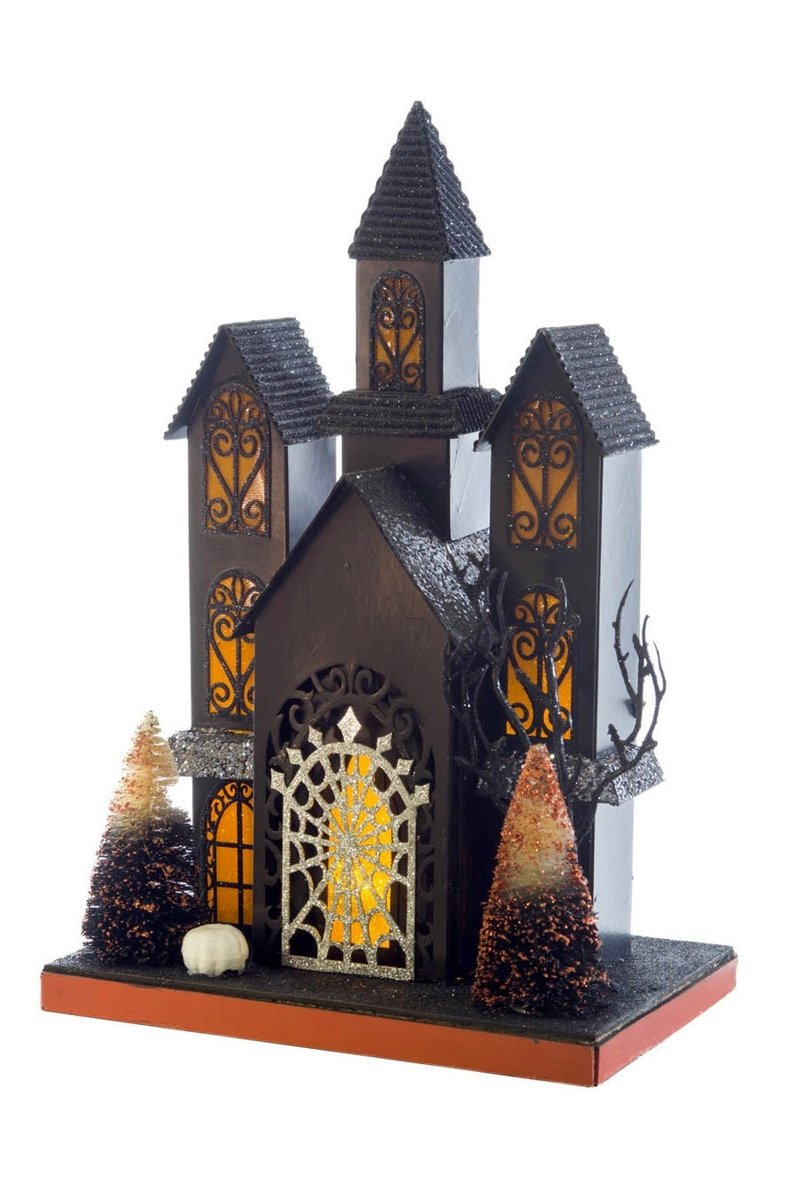Black & Orange LED Haunted House - SEPTEMBER ARRIVAL