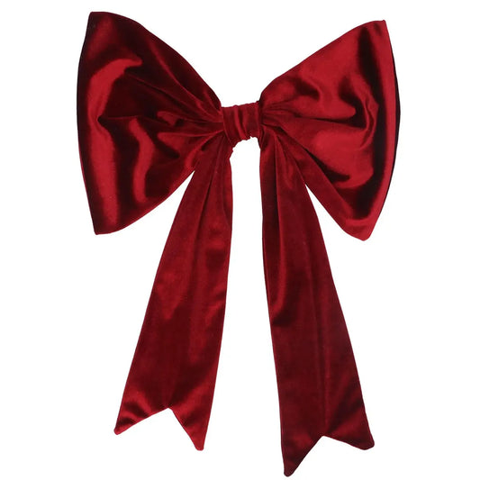 Large Burgundy Velvet Bow 48cm - 2026 LATE OCTOBER ARRIVAL