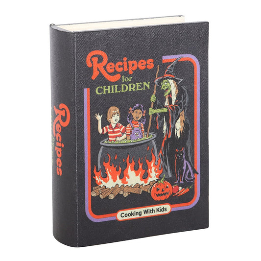 Halloween Recipes For Children Book Shaped Storage Box 🧙‍♀️
