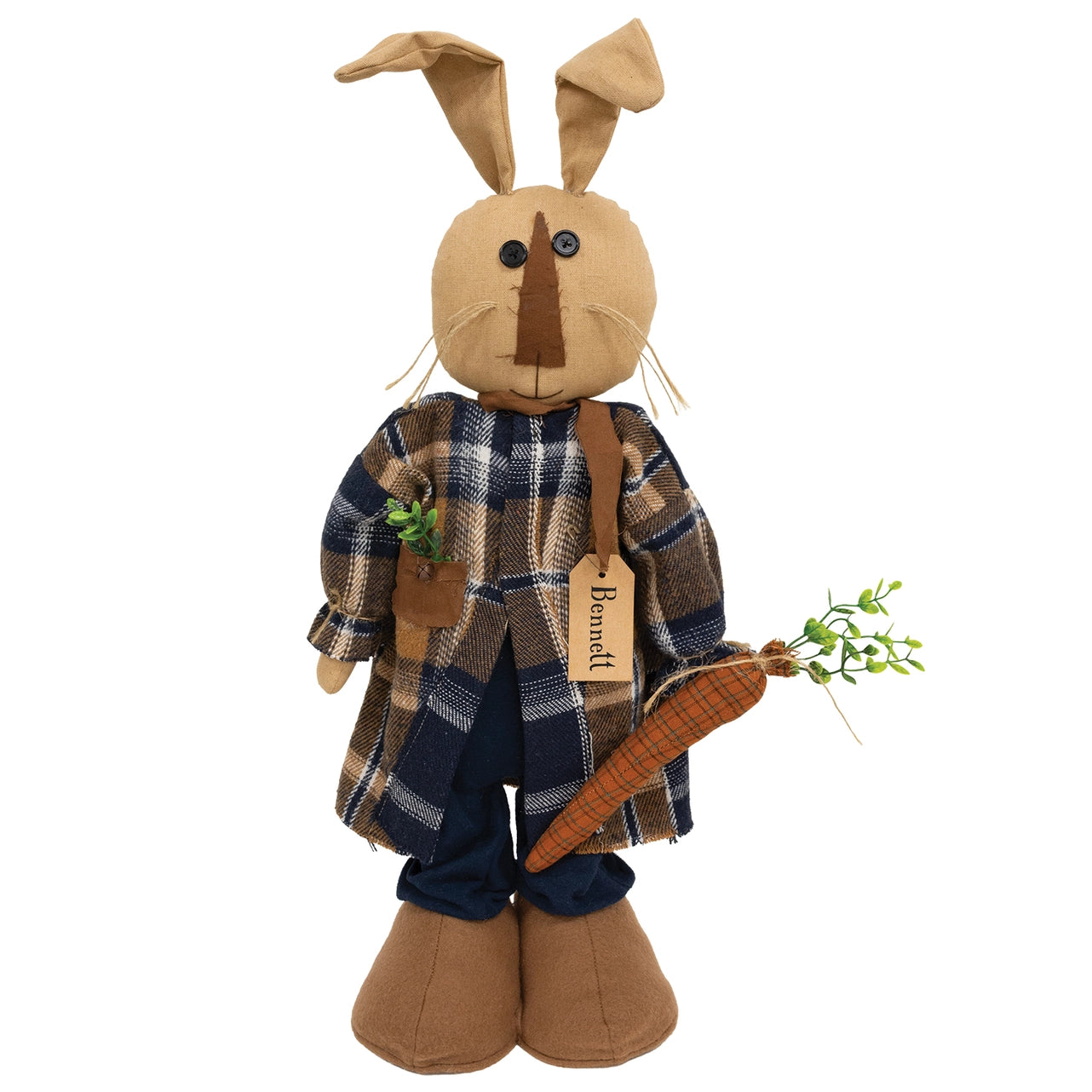 Bennett Bunny Doll With Carrot 61cm