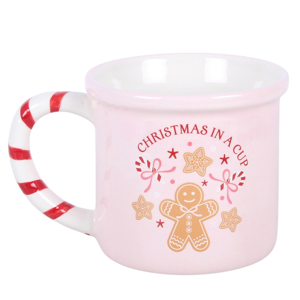 PRE ORDER - Pink Christmas in A Cup Mug - 2026 SEPTEMBER ARRIVAL