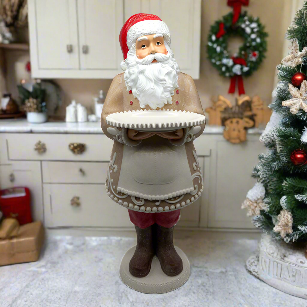 Serving Gingerbread Santa 71cm - SEPTEMBER ARRIVAL