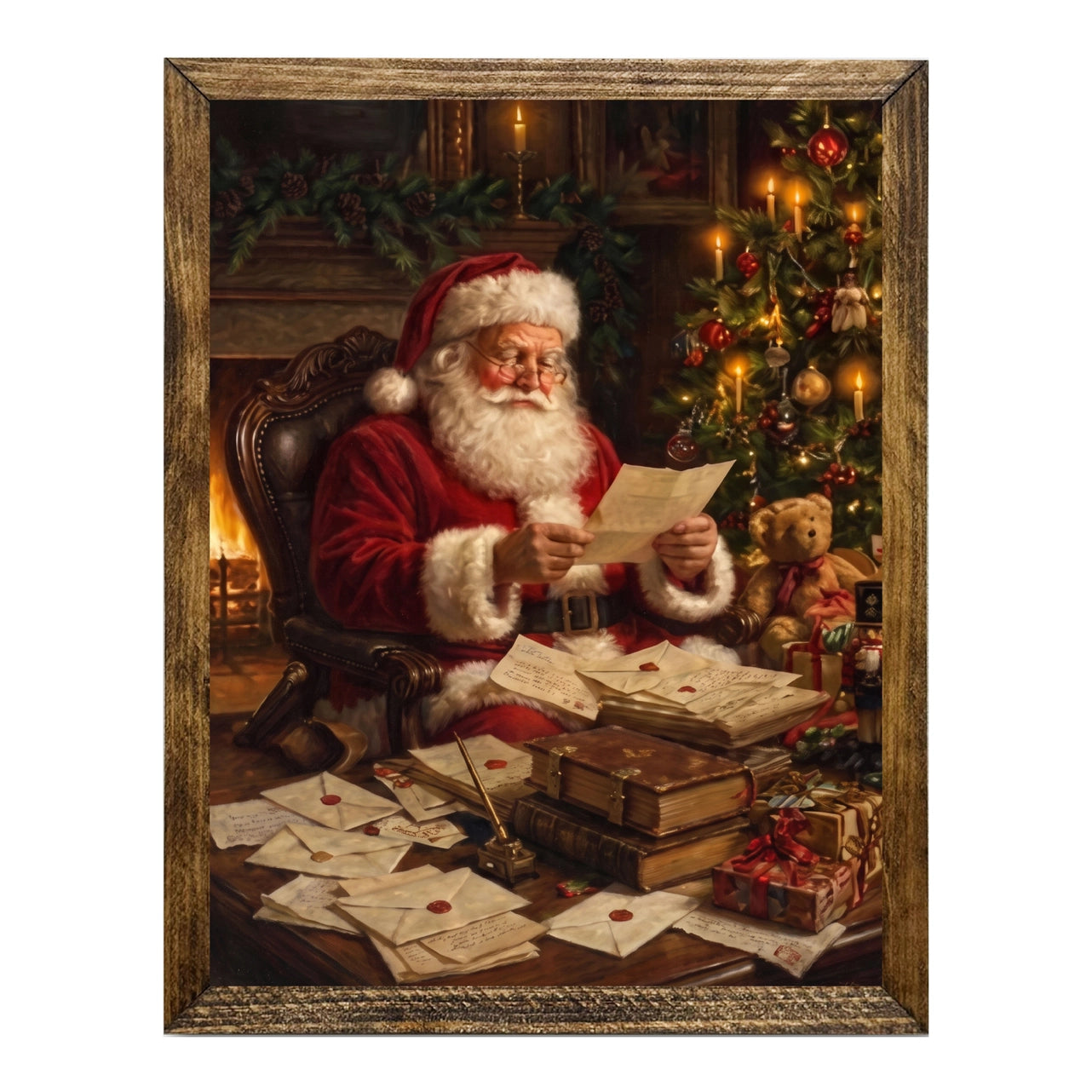 PRE ORDER - Vintage Santa Reading Christmas Letters - 2026 OCTOBER ARRIVAL