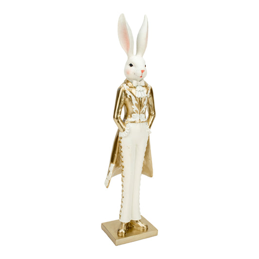 Elegant Gold Mr Bunny Standing 40cm - 2026 FEBRUARY ARRIVAL