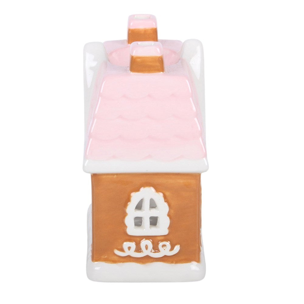 PRE ORDER - Pink Sugarplum Gingerbread House Oil Burner and Wax Warmer - 2026 SEPTEMBER ARRIVAL