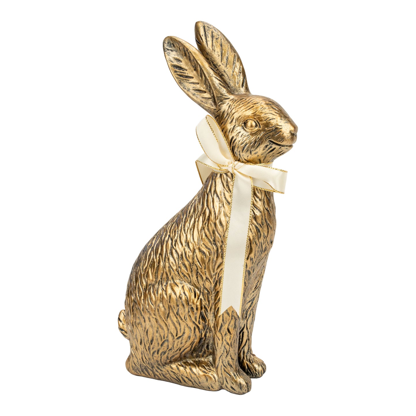 Elegant Bunny with Ivory Bow 27cm - 2026 FEBRUARY ARRIVAL