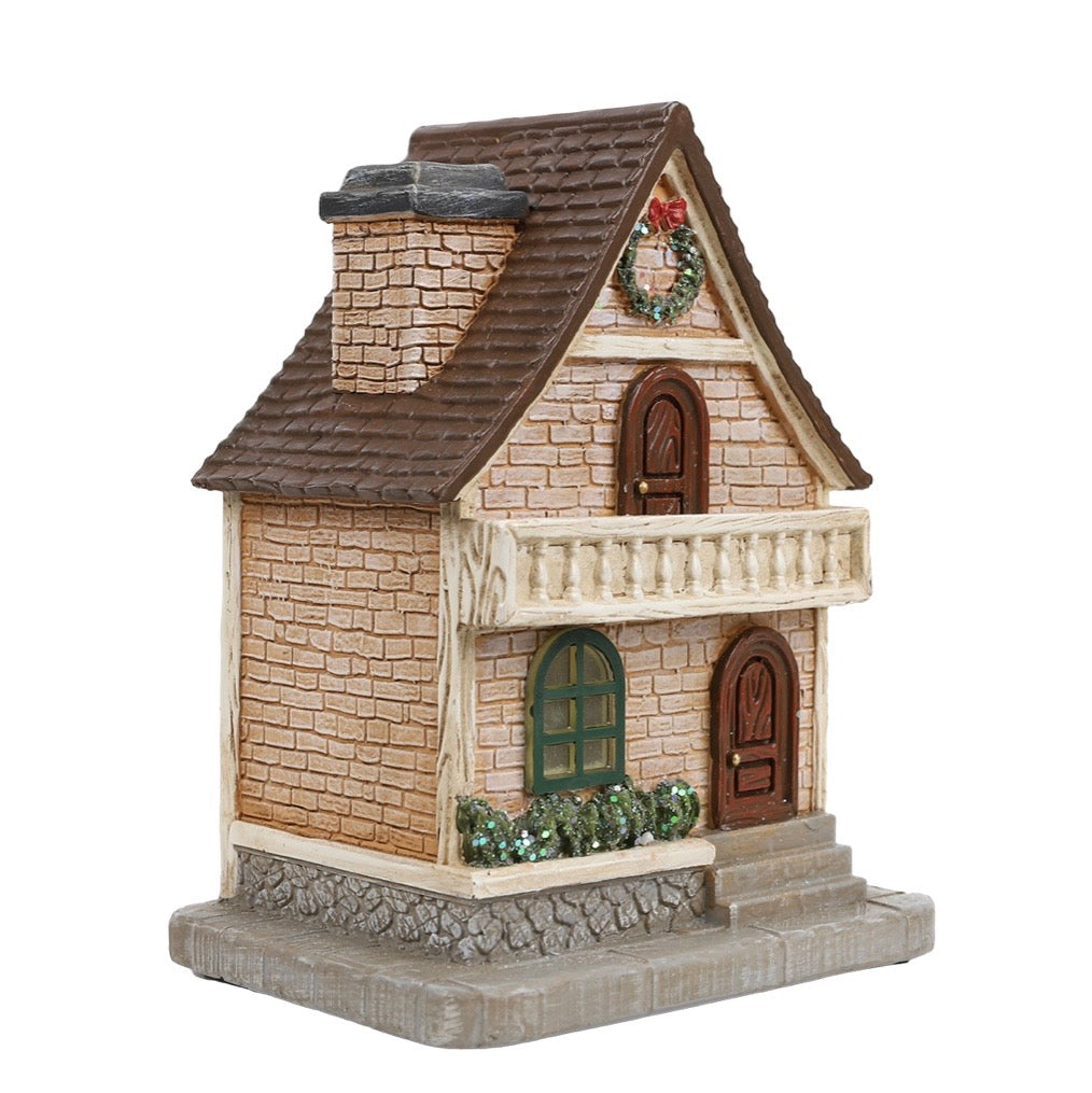 PRE ORDER - Resin Light Up Family Village House - 2026 OCTOBER ARRIVAL