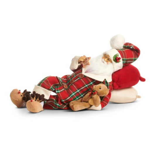 PRE ORDER - Goodnight Tartan Santa 46cm - 2026 OCTOBER ARRIVAL