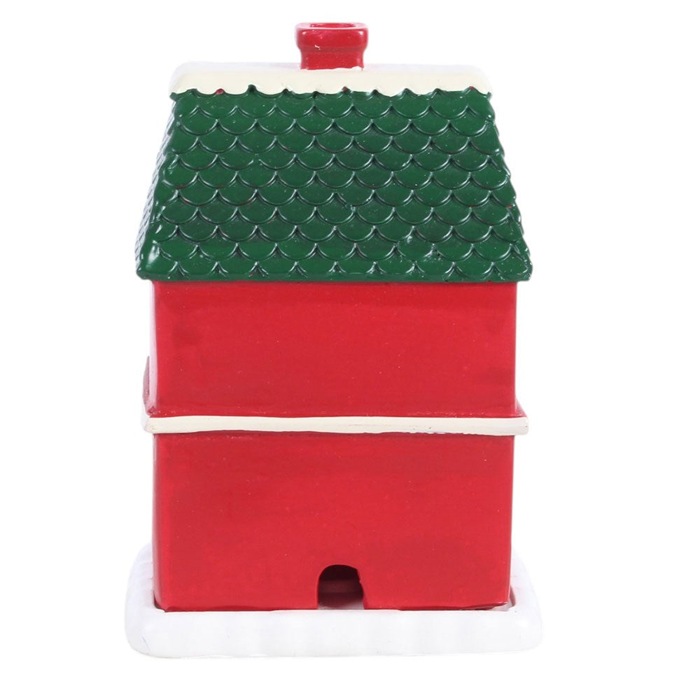 PRE ORDER - Red Christmas House Incense Cone Burner - 2026 SEPTEMBER ARRIVAL