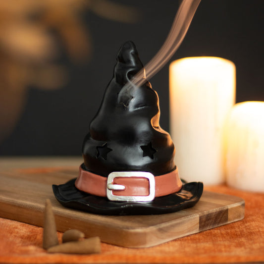Witch Hat Halloween Incense Cone Burner - SEPTEMBER ARRIVAL