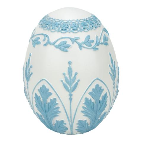 Skye Blue Egg With Pattern 20cm - 2026 FEBRUARY ARRIVAL