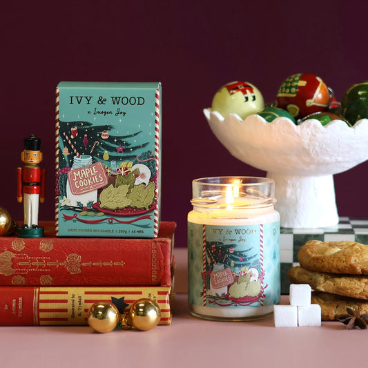 Maple Cookies Christmas Candle 250g - SEPTEMBER ARRIVAL