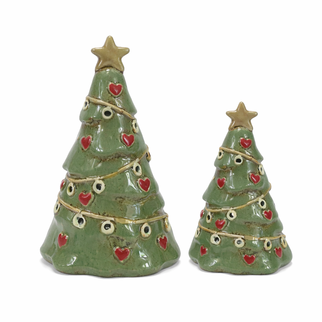 PRE ORDER - Pottery Tea Light Christmas Tree Large - 2026 SEPTEMBER ARRIVAL