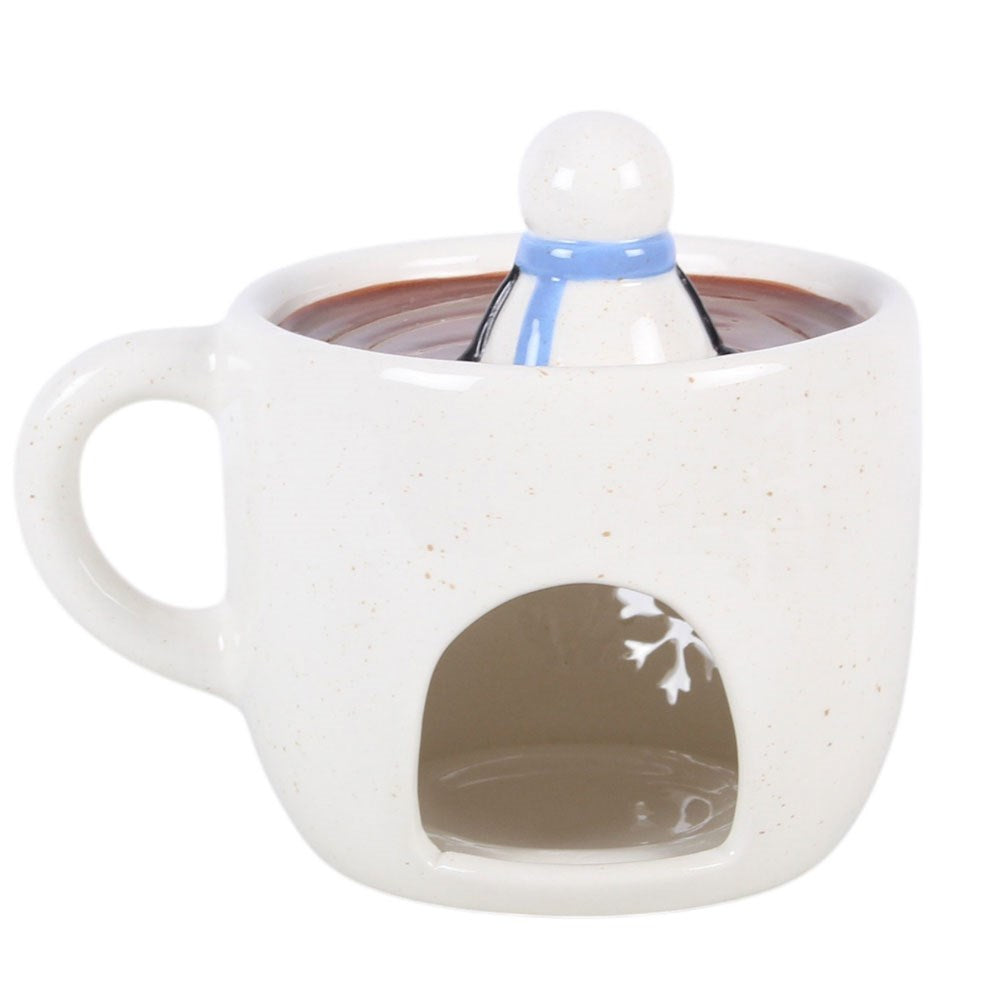 Snowman Hot Chocolate Oil Burner and Wax Warmer ☃️