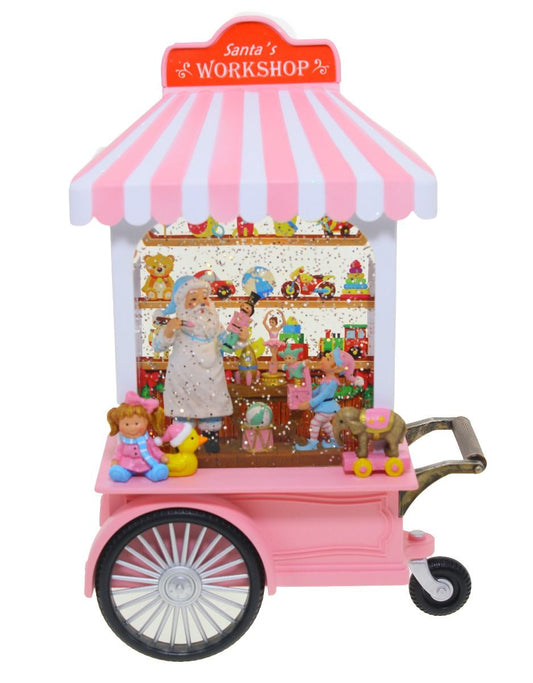 Pink Lantern Santa Workshop Cart - SEPTEMBER ARRIVAL