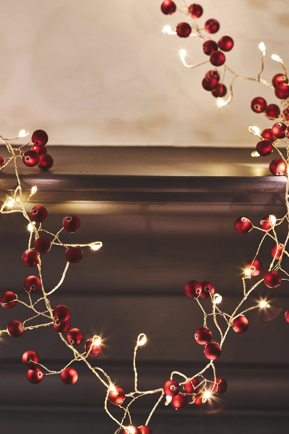 PRE ORDER - Deep Red Christmas Illuminating Berry String Lights ❤️ - 2026 OCTOBER ARRIVAL